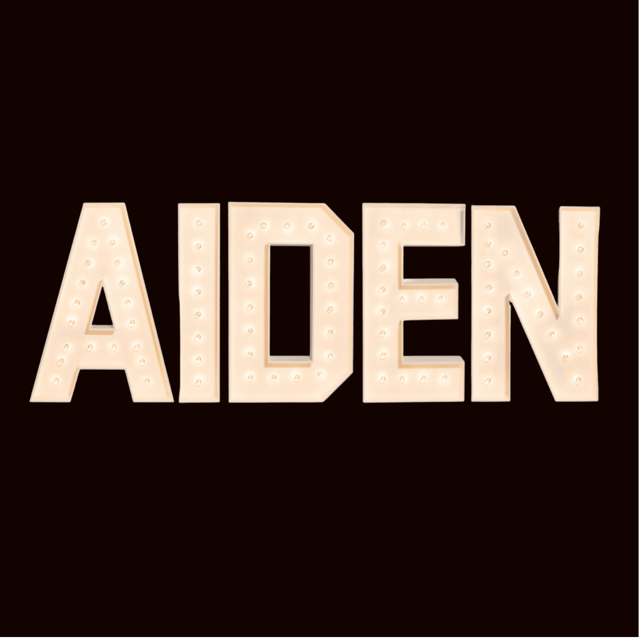 marquee letter rental