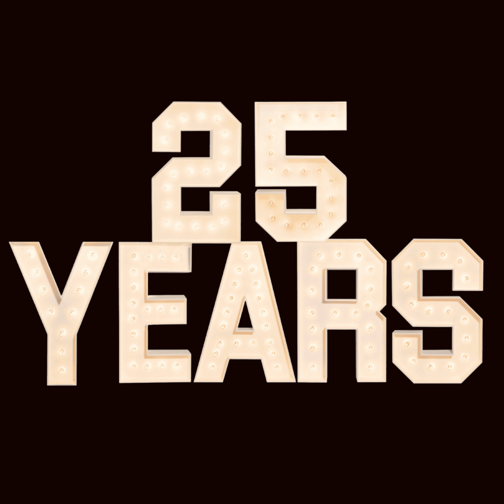 anniversary rental, marquee numbers for anniversary, anniversary party rentals